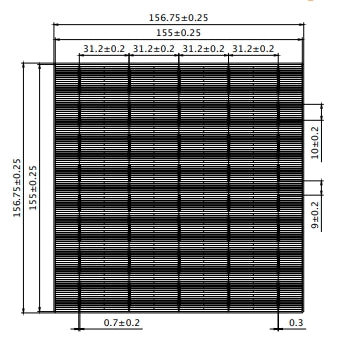 Shenzhen Topray Solar Co., Ltd. - Zellen - Poly Crystalline Solar Cell 4,67 - Art. 25197