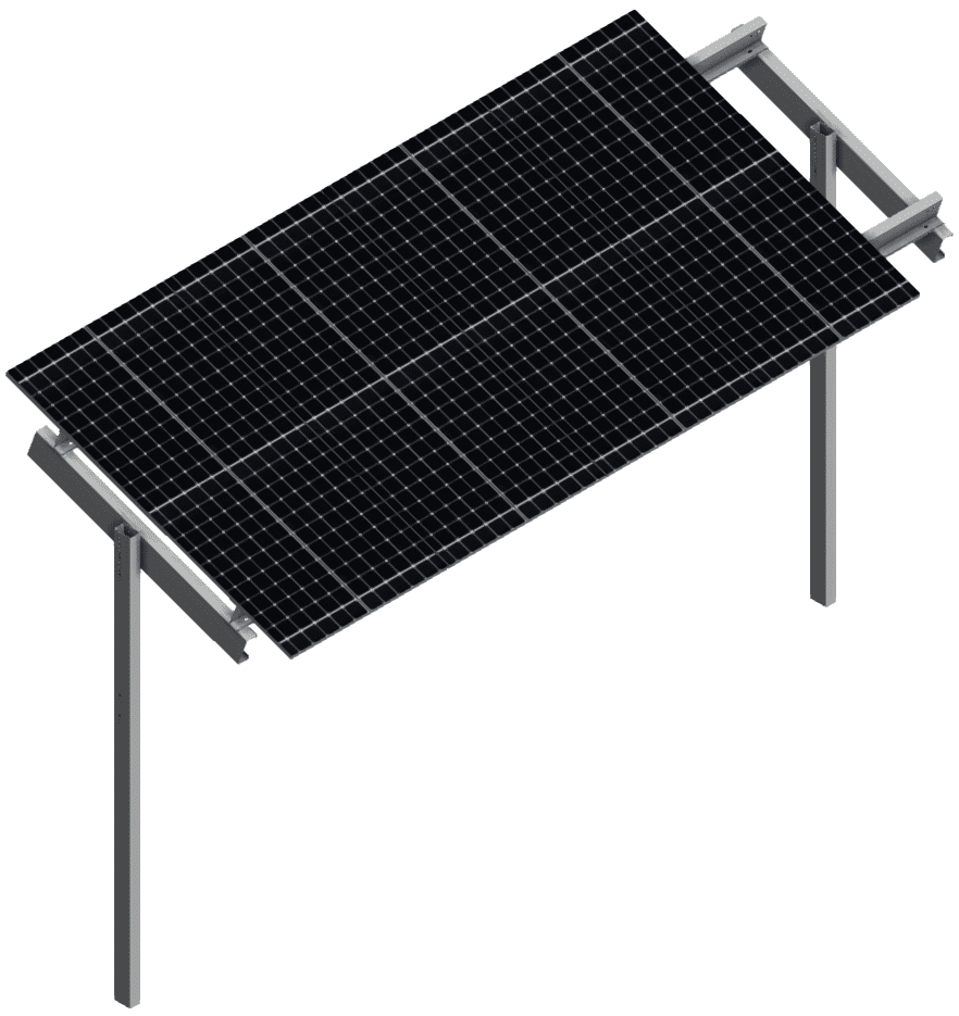 Solar Mounts LLC - Montagesysteme - Post Driven Ground Mount PDGM - Art. 9605