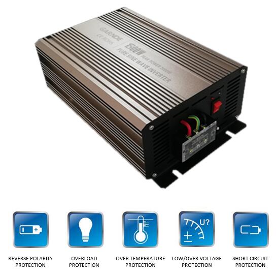 Garnde Solar Energy Corp. - Wechselrichter - Pure Sine Inverter GP Series 1500W 110V GP1500-48-110 - Art. 36751
