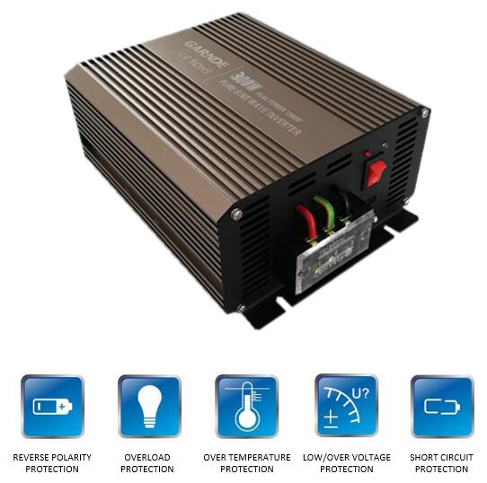 Garnde Solar Energy Corp. - Wechselrichter - Pure Sine Inverter GP Series 300W 110V GP300-24-110 - Art. 36735