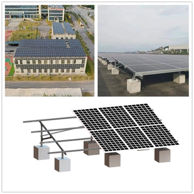 Lipu Metal (Jiangyin) Co., Ltd. - Montagesysteme - Q235b AL6005 Flat Roof Solar Mounting System Q235b AL6005 Flat Roof Solar Mounting System - Art. 10720