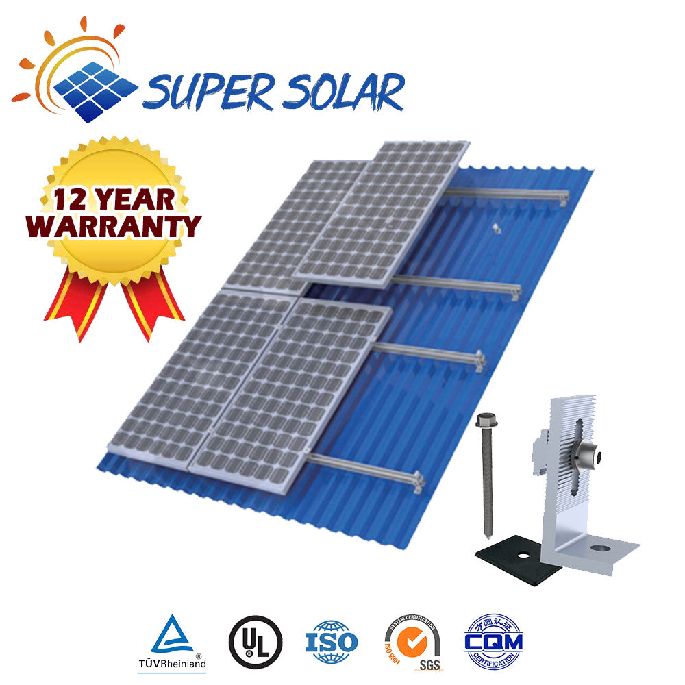 Fujian Super Solar Energy Technology Co., Ltd. - Montagesysteme - R002 Pitched Tin Roof Bracket Mounting SS-R002 - Art. 5566