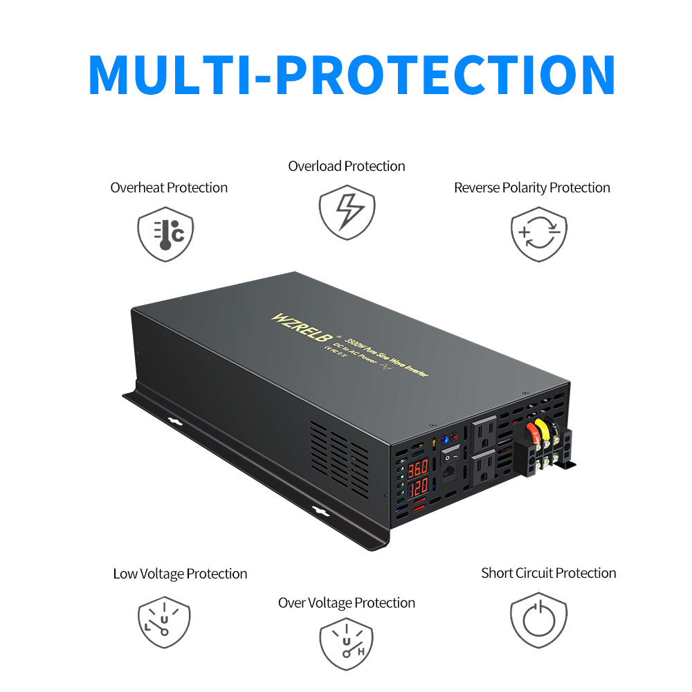 Yueqing Reliable Electric Co., Ltd. - Wechselrichter - RBP-3500S-LED RBP-3500S-LED-48V - Art. 51950