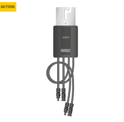 BRC Solar 100x Power Optimizer M500 570W
Kabel Ein: 0,15m, Aus: 1,2/ 1,2m; MC4 
