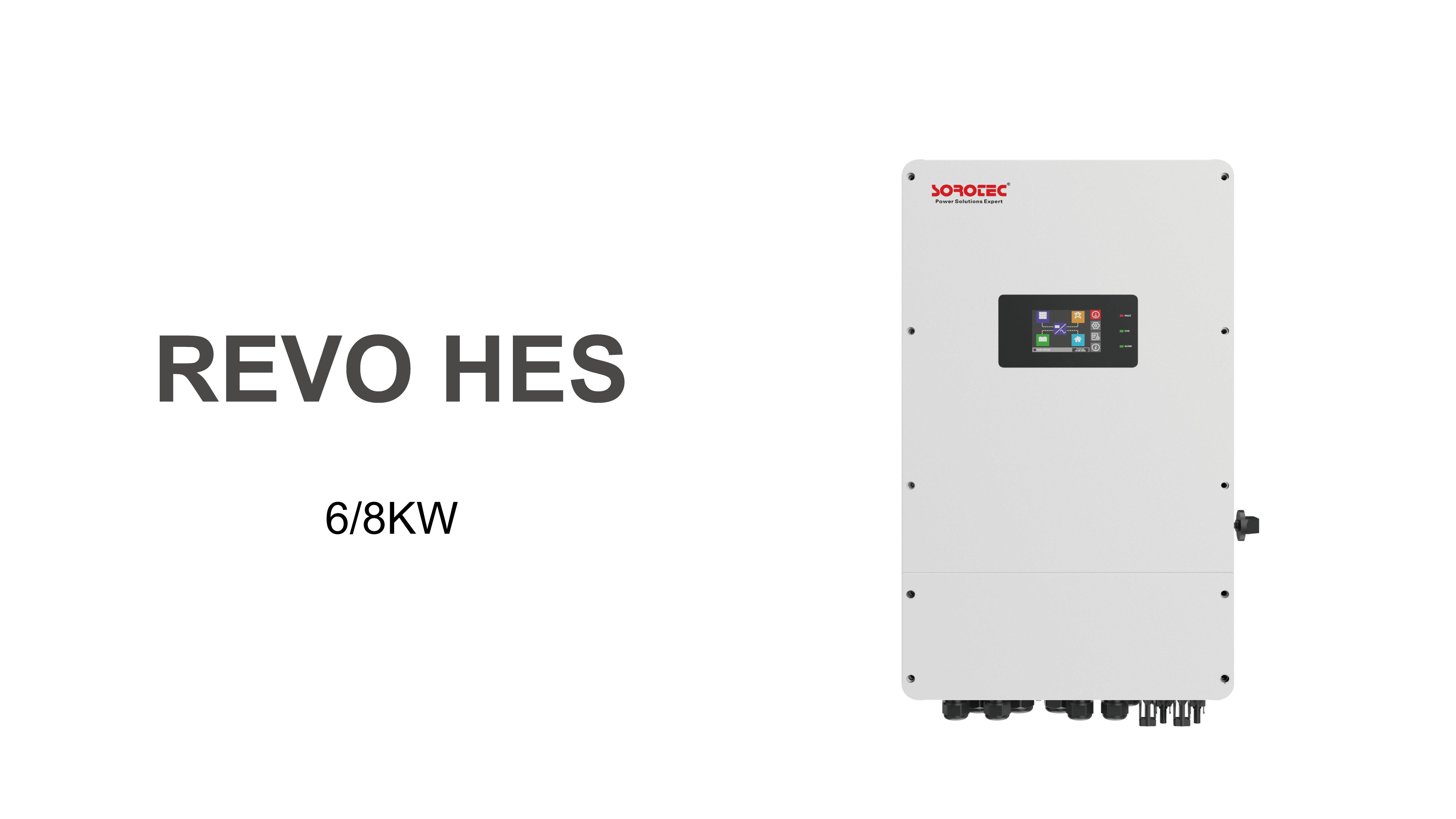 Shenzhen SORO Electronics Co., Ltd. - Wechselrichter - REVO HES 6/8KM (GTP) REVO HES 6KM (GTP) - Art. 57536