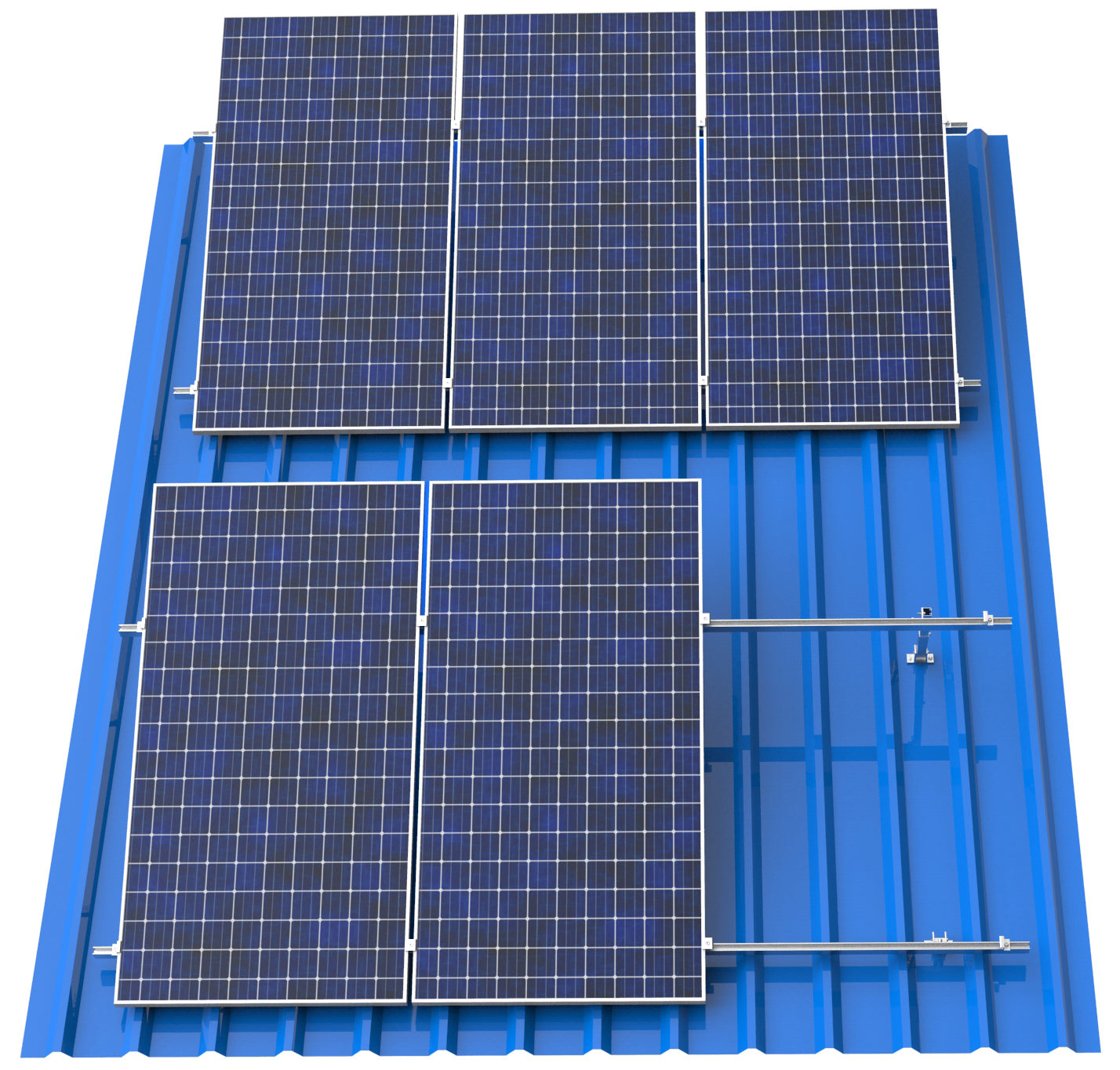 Xiamen Rineng Solar Energy Technology Co., Ltd. - Montagesysteme - RN-7-SW-4 Adjustable Base Roof Mounting System RN-7-SW-4 - Art. 5426