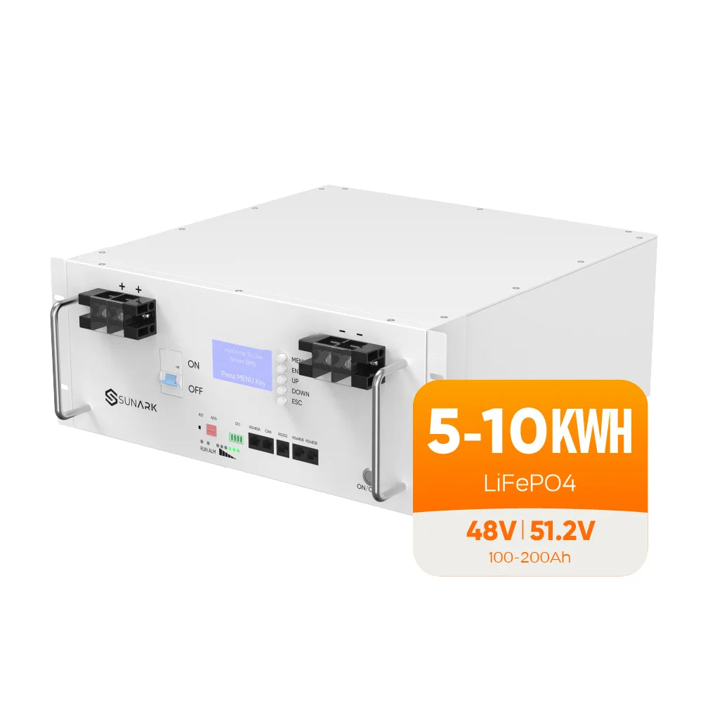 SunArk Power Co., Ltd. - Speicher - RackArk White- 5/10Kwh Rack Mount LiFePO4 Batte... RackArk-51100 - Art. 33561