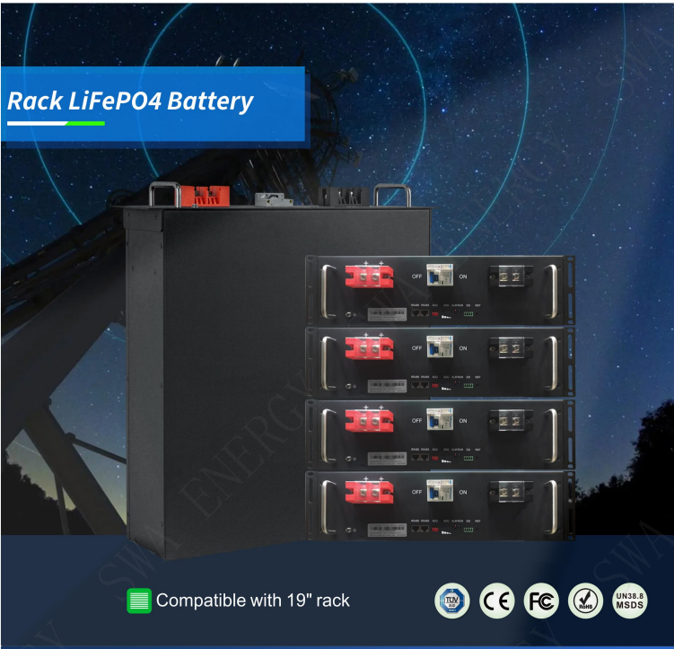 Shenzhen SWA Energy Co.,Ltd - Speicher - Rack LFP Battery SWA4850-RM - Art. 29081