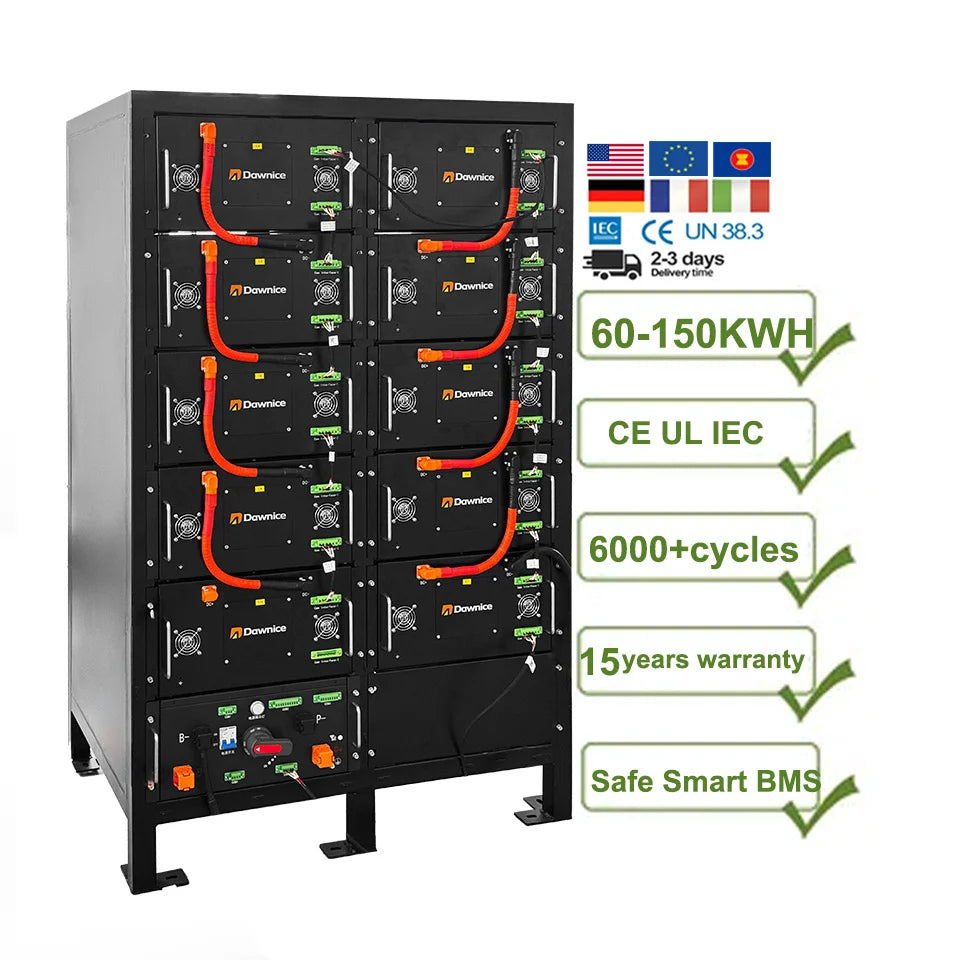 Yichun Dawnice Manufacture and Trade Co., Ltd. - Speicher - Rack Mount 50kW/100kW/150kW High Voltage Battery 50kw Rack Battery - Art. 33746