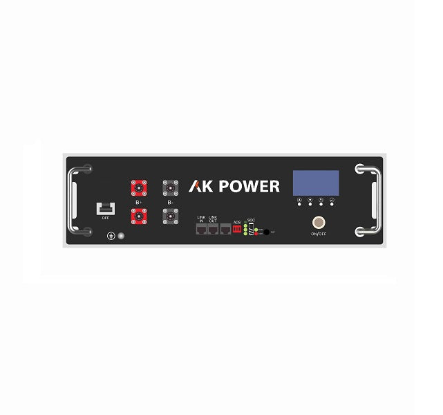 AK Power - Speicher - Rack Mounted 48V 100Ah LiFePO4 Battery AK-48V100R - Art. 34529