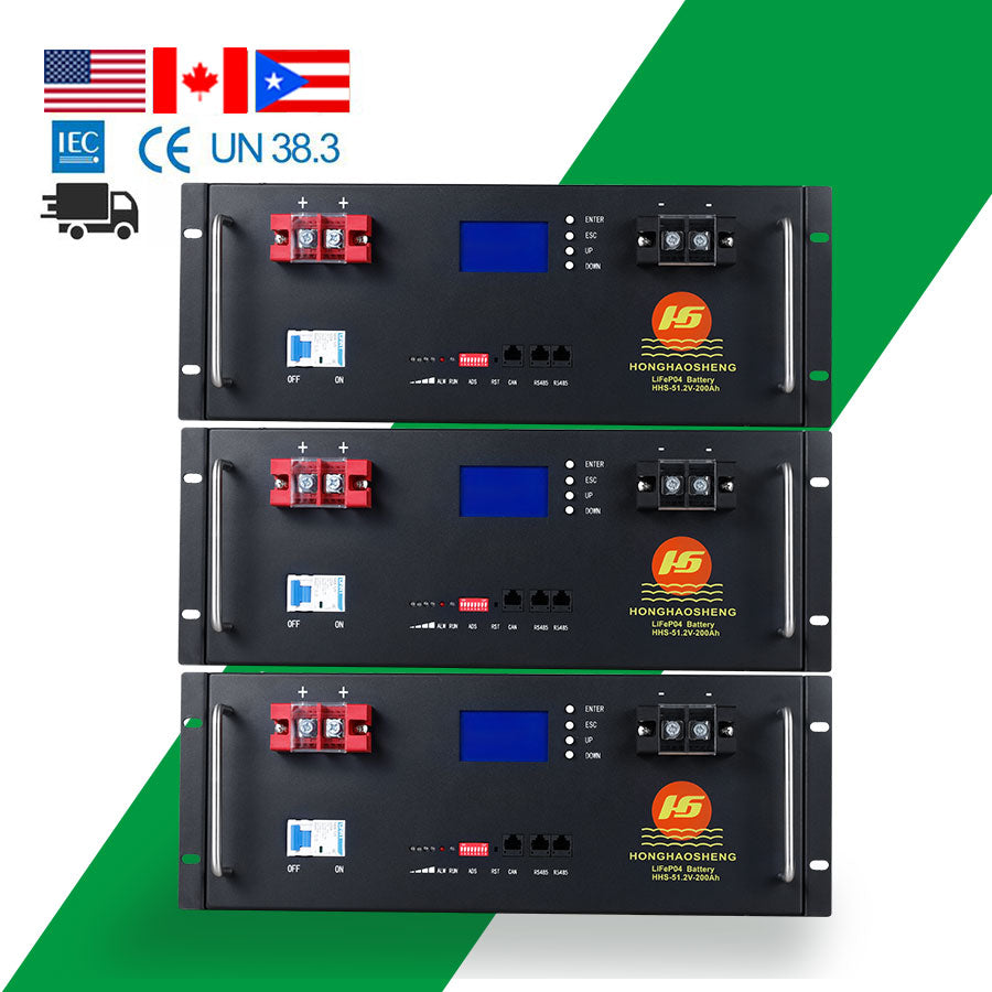 Shenzhen HongHaosheng Electronics Co., Ltd. - Speicher - Rack Mounted Battery 48V/51.2V 5-10KWh HHS-RM48200 - Art. 30487
