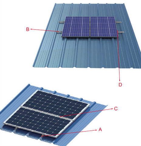 Jiangsu Evergreen Solar New Energy Technology Co., Ltd. - Montagesysteme - Rail-clamp Mounting System Rail-clamp Mounting System - Art. 9051