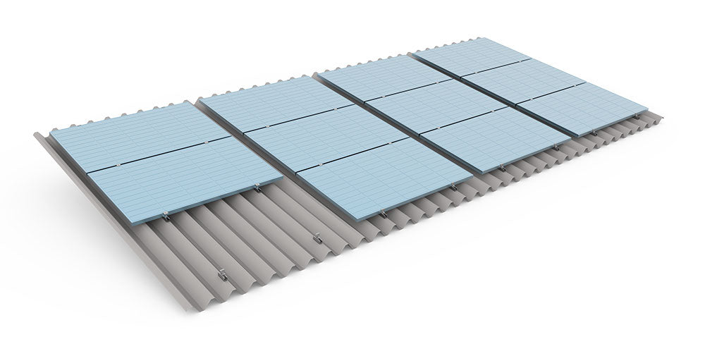 Sunceco Inc. - Montagesysteme - Railless Metal Sheet Mount Railless Metal Sheet Mount - Art. 8814