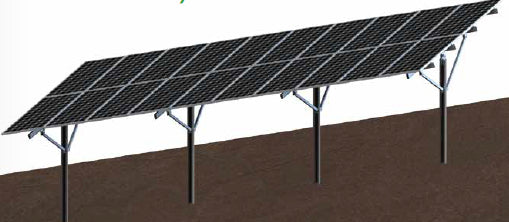 Xiamen Solar First Energy Technology Co., Ltd. - Montagesysteme - Ramming Pile Ground Mount (Slope Area) Ramming Pile Ground Mount（Slope Area） - Art. 4078