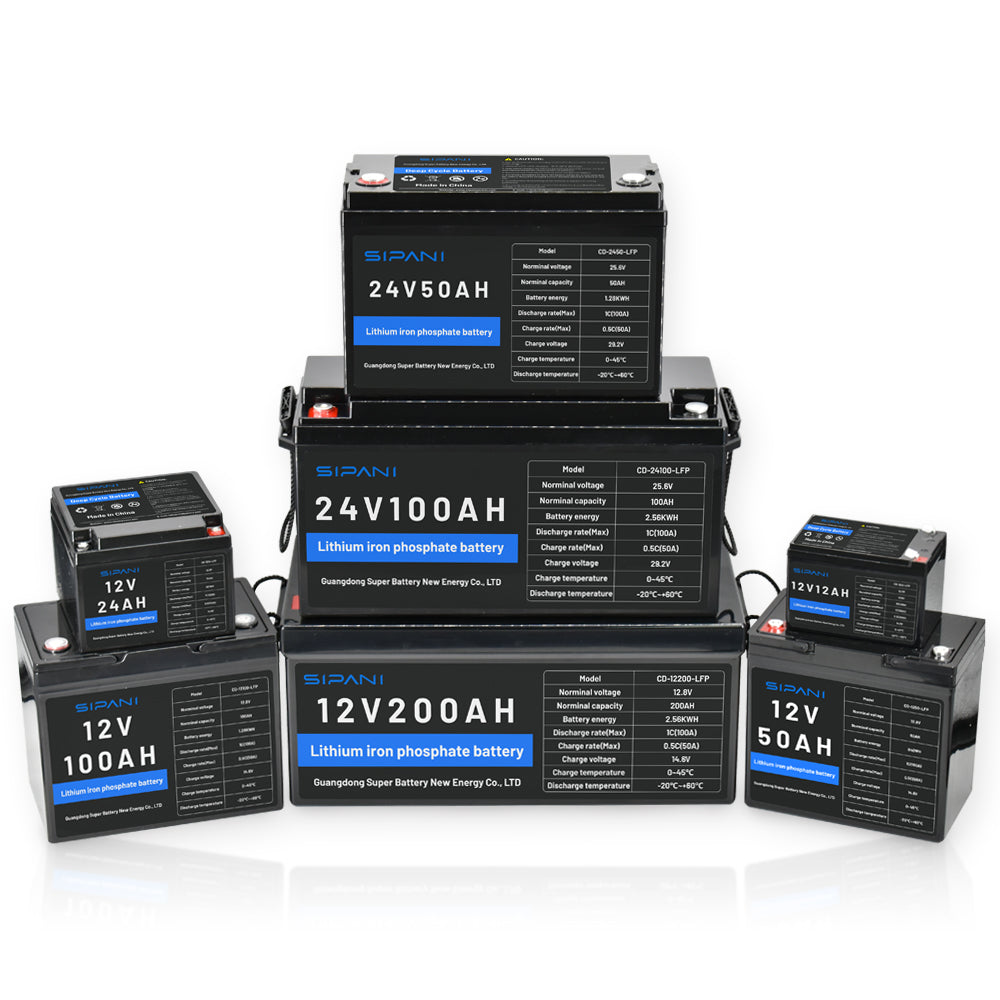 Guangdong Super Battery New Energy Co., Ltd. (Sipani) - Speicher - Rechargeable Deep Cycle LFP 12.8v200Ah Solar Ba... CD-12100-LFP - Art. 27602