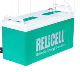 Greenvision Technologies (Relicell) Pvt. Ltd. - Speicher - Relicell Solar Gel batteries SG1255 - Art. 13813