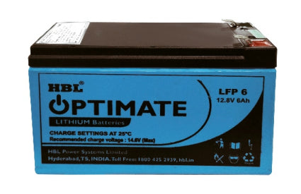 HBL Power Systems Ltd. - Speicher - S-12.8V 6Ah LiFePO4 Battery HBL-iON-12,8V-6Ah - Art. 29323