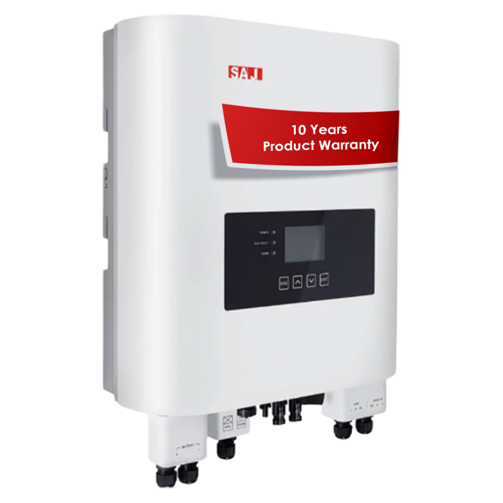 SAJ H1-3.6K-S2 Hybrid Wechselrichter 3.6 kW, 1PH, 2 MPPT, IP65 mit DC & WLAN