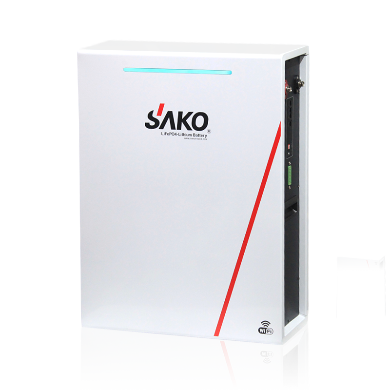 Shenzhen Sako Solar Co., Ltd. - Speicher - SAKO Li-Pack New Wall Stand Lithium Battery Pac... Li-Pack 51,2v200ah - Art. 28453