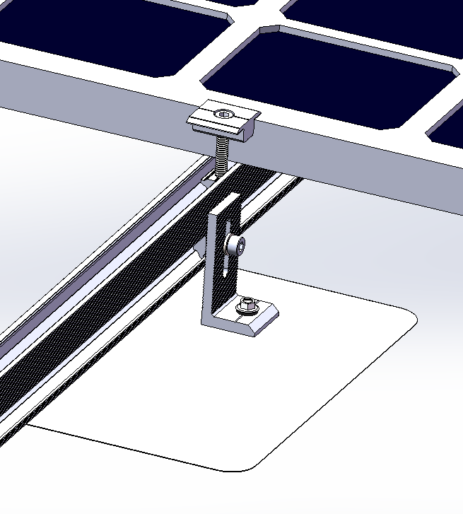 Xiamen Solar First Energy Technology Co., Ltd. - Montagesysteme - SF Shingle Roof Mounting Flashing SF Shingle Roof Mounting Flashing - Art. 7228