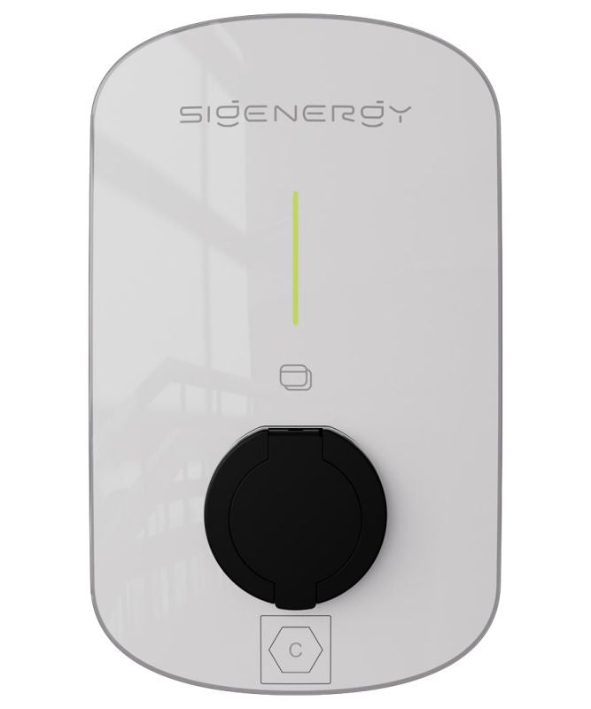 SIGENERGY Wechselrichter EV AC Charger 7 kW, 4G, Typ-2 mit Shutter, Weiß