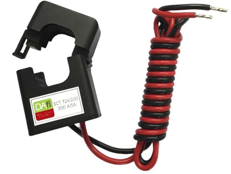 SMARTFOX Stromwandler 200A / 5A teilbar (1 Stk.) inkl. 1m Ansc