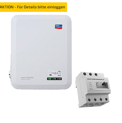 SMA  STP 6.0 SMART ENERGY + SUNNY HOME MANAGER 2.0 Hybridwechselrichter Sunny Tripower 6.0 + HM-20  