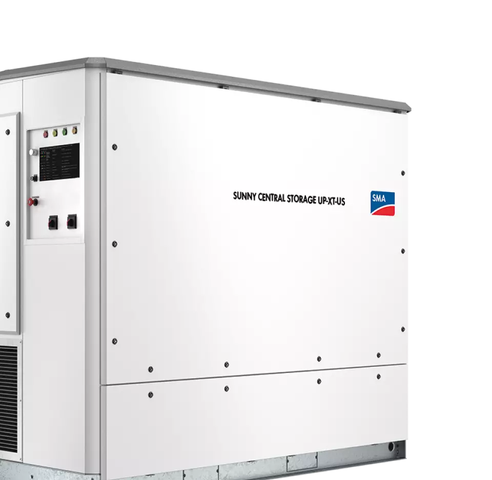 SMA Sunny Central Storage UP-XT – Leistungsstarker Batteriewechselrichter für großflächige Speichersysteme