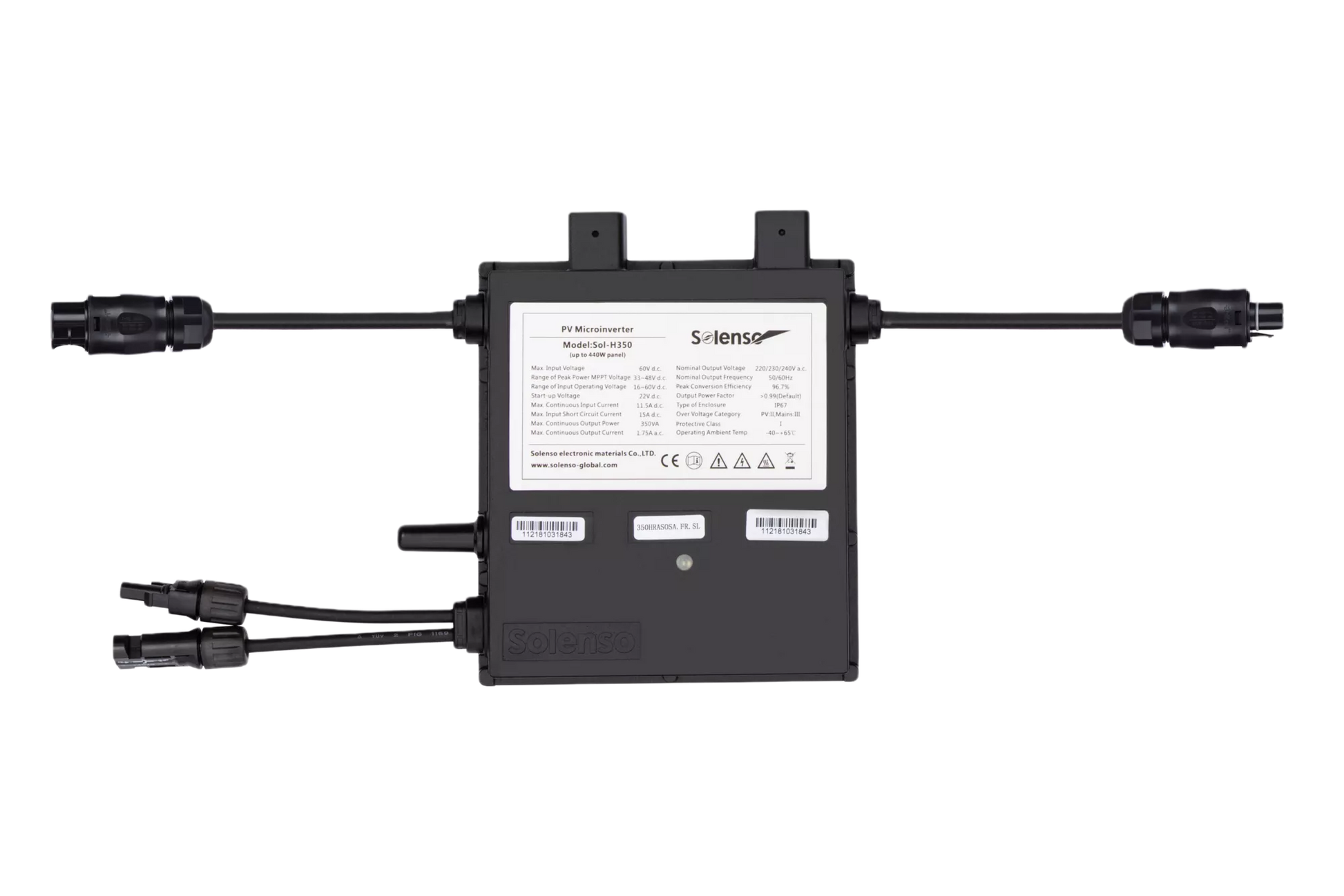 Solenso Electronic Materials Co., Ltd. - Wechselrichter - SOL-H350H/SOL-H400H Sol-H350H - Art. 61679