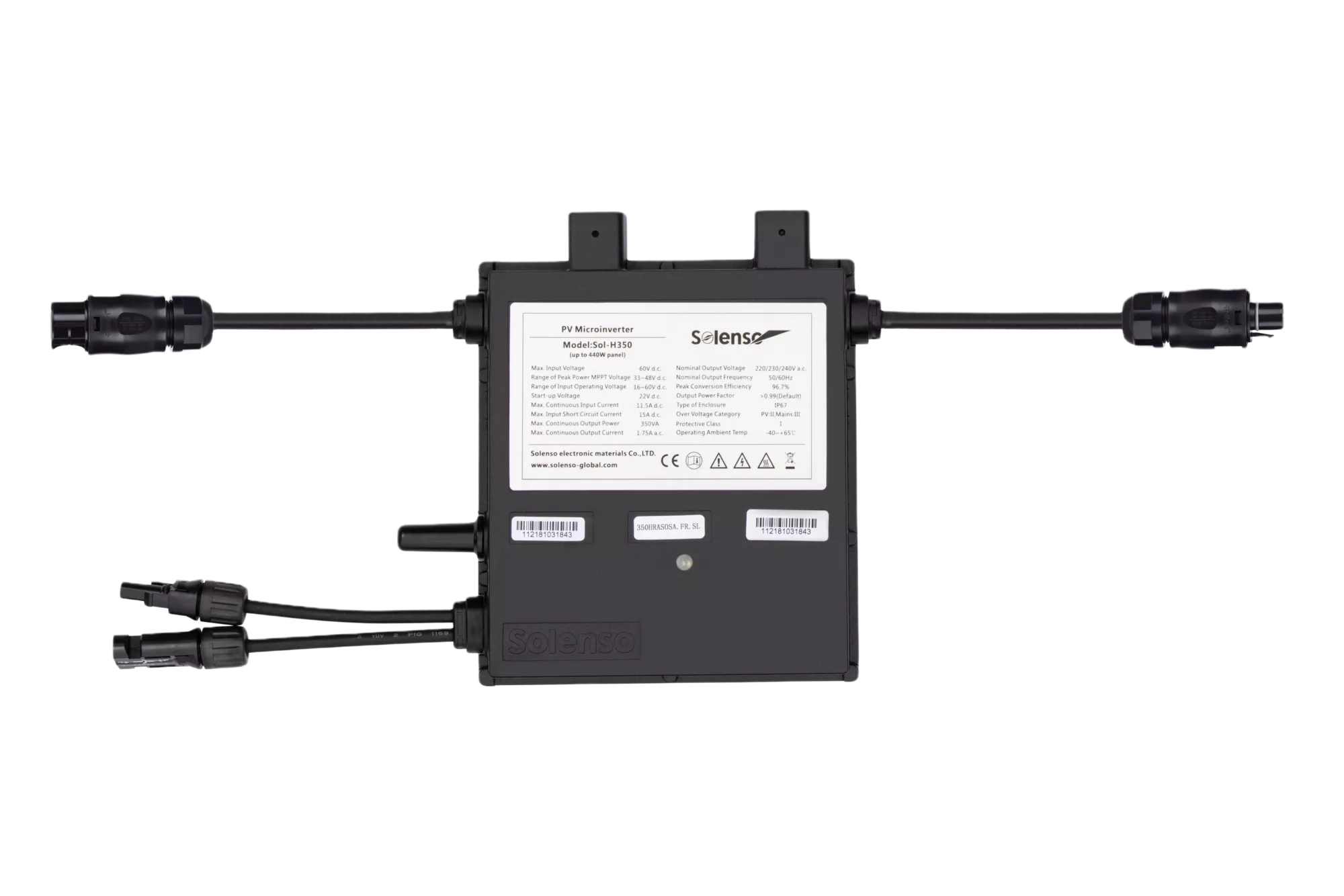 Solenso Electronic Materials Co., Ltd. - Wechselrichter - SOL-H350H/SOL-H400H Sol-H350H - Art. 61679