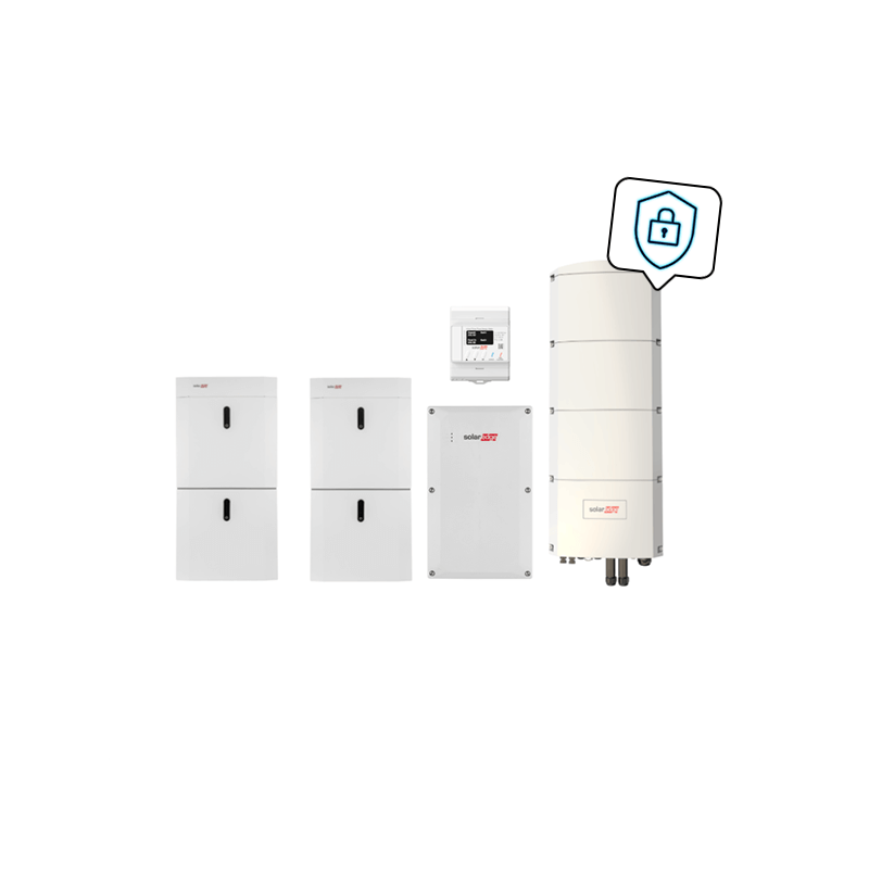 SOLAREDGE Home Ersatzstrom Paket mit SE10K-RWB48 und 19,4 kWh