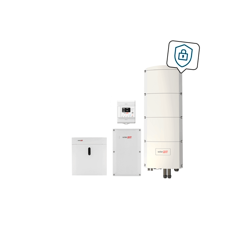 SOLAREDGE Home Ersatzstrom Paket mit SE8K-RWB48 und 4,85 kWh