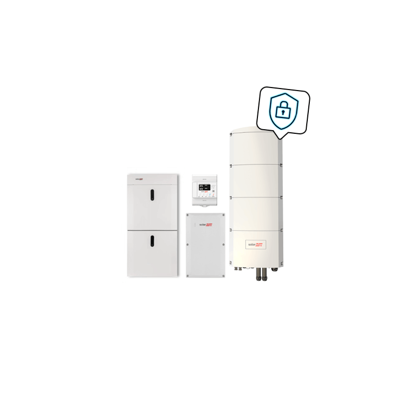 SOLAREDGE Home Ersatzstrom Paket mit SE8K-RWB48 und 9,7 kWh