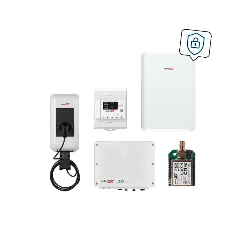 SOLAREDGE Kombipaket Home Batterie-Hochvolt mit Ladestation und SolarEdge SE5000H-BEN4