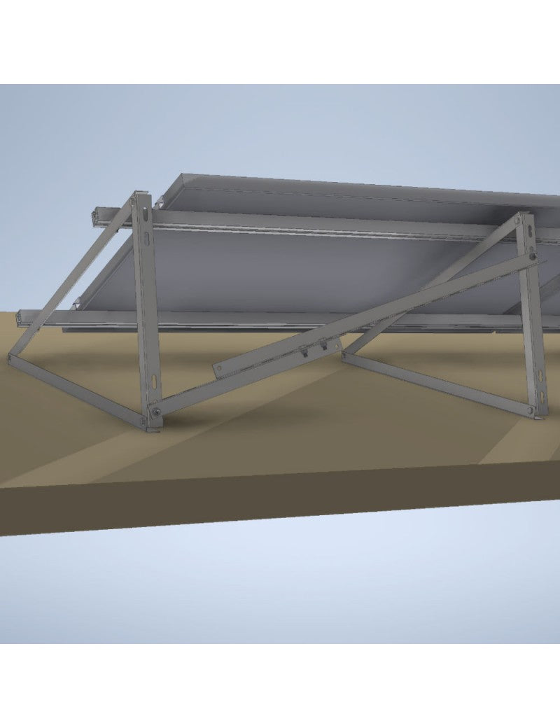 SOLTEC Dreiecksstütze 25 ° HORIZONTALE Montage Magnelis®