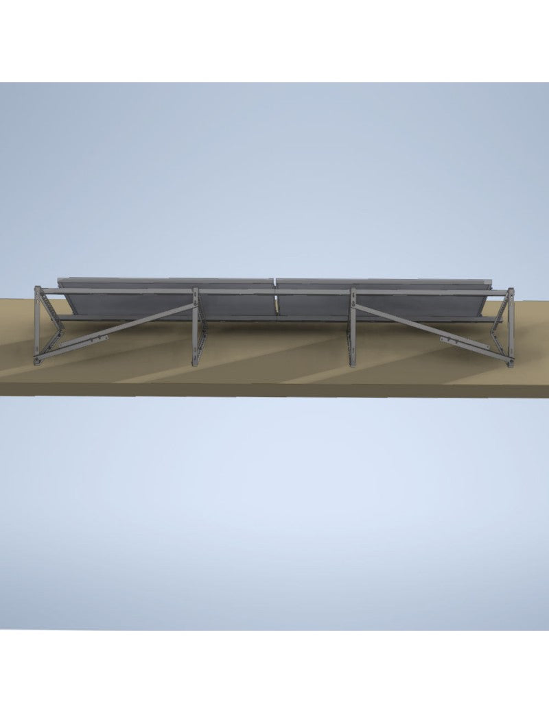 SOLTEC Dreiecksstütze 25 ° HORIZONTALE Montage Magnelis®