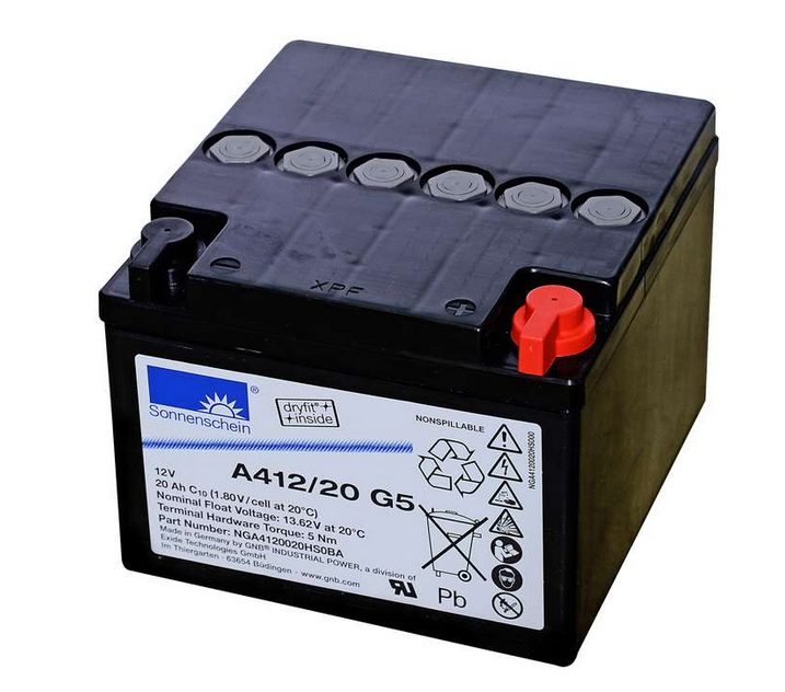 Sonnenschein Bleiakku A412/20 G5 - 12 V 20 Ah Dryfit Batterie