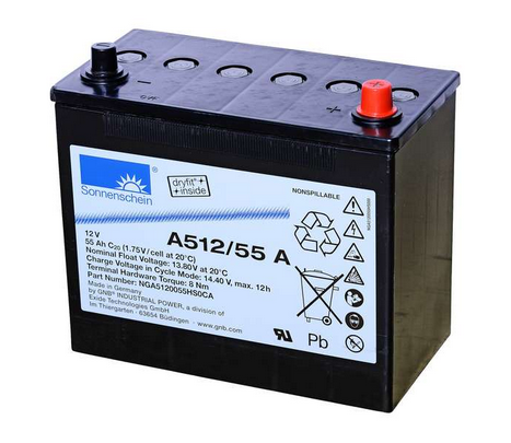 Sonnenschein A512/55 A - 12 V 55 Ah VRLA-Gelbatterie