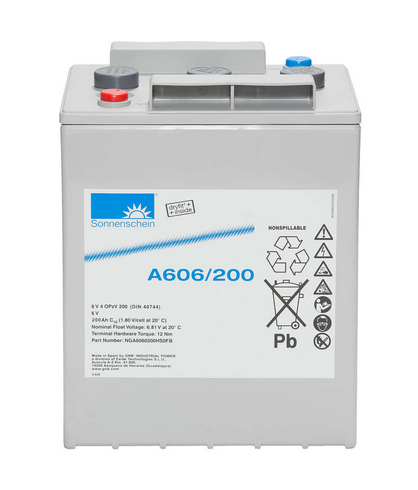 Sonnenschein A606/200 - 6 V 200 Ah VRLA-Gel-Batterie