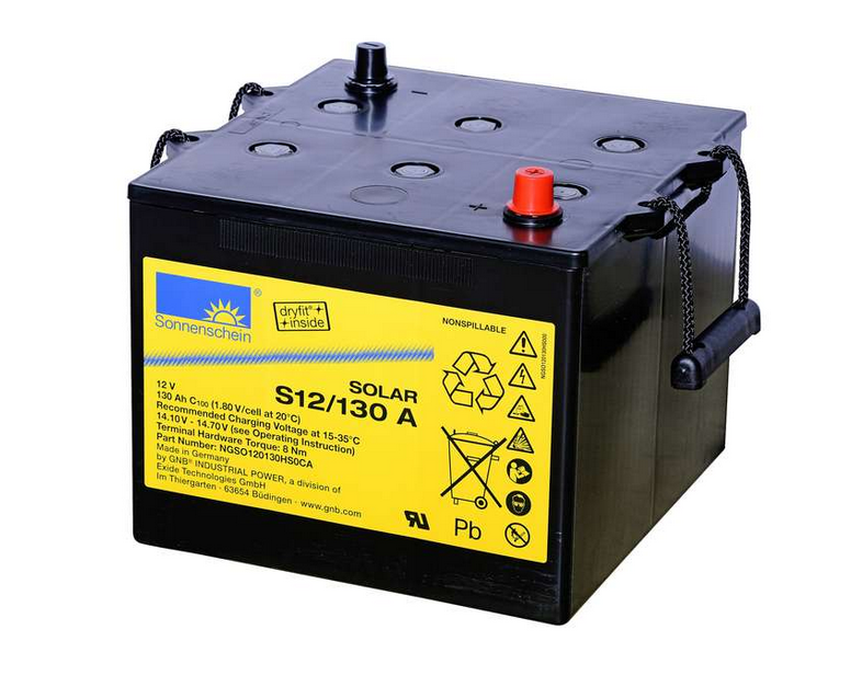 Sonnenschein SOLAR S12/130 A Blei-Gel-Akku 12V 130Ah