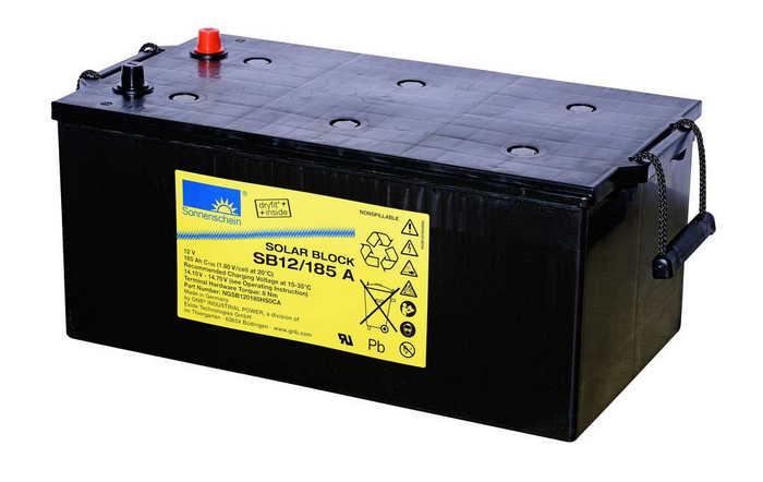 Sonnenschein SB12/185 A - 12 V 185 Ah Gel-Solarbatterie