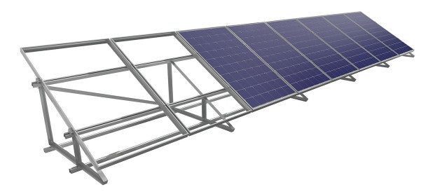 Solarteknik - Montagesysteme - STF Flat Roof Mounting Systems STF V Single Portrait - Art. 5130