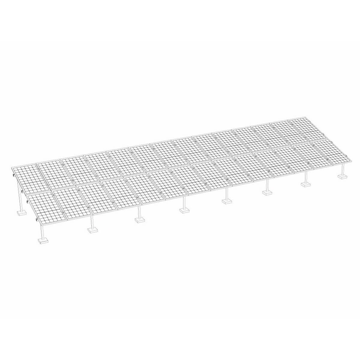 Solarvatio - Montagesysteme - SV-P-28V2-72 SV-P-28V2-72 - Art. 8395