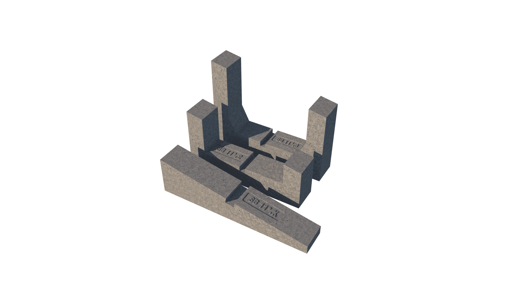 Basic (SunBallast) S.r.l. - Montagesysteme - Sail Shaped Ballast 11° ART, 23011,3 - Art. 9783