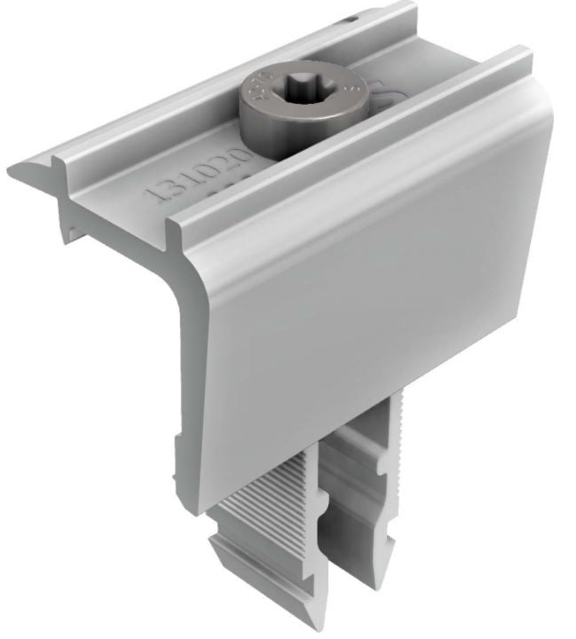 Schletter Endklemme ProLine RapidPro 30-47 mm Alu Blank