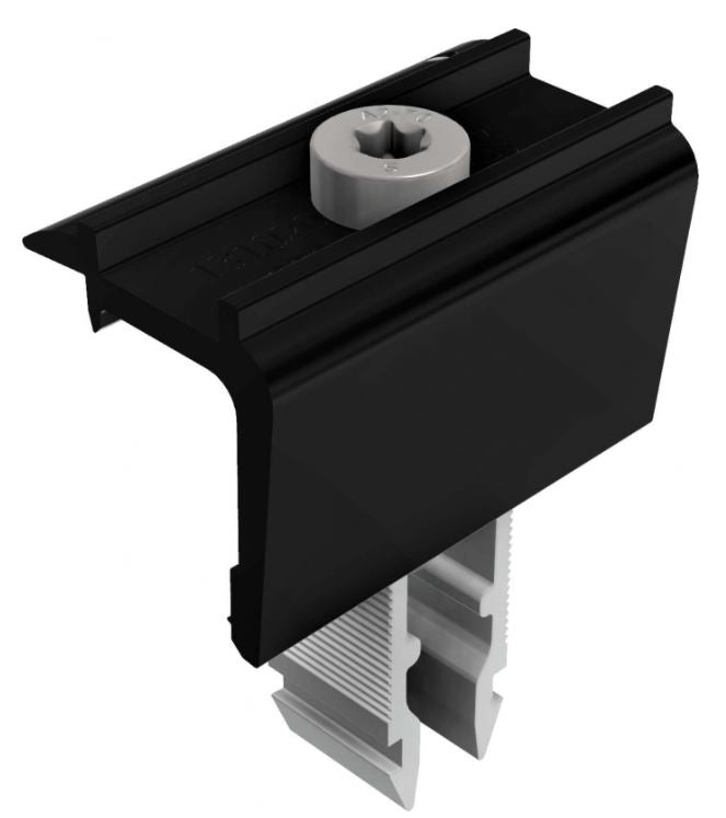 Schletter Endklemme ProLine RapidPro 30-47 mm Schwarz eloxiert