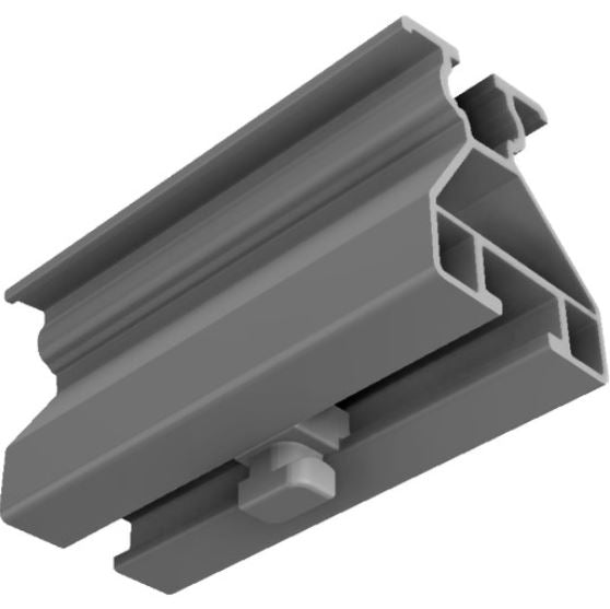 Schletter Flachdachsystem FixGrid FixZ-7 Aufständerung unten 96mm m. Verb.