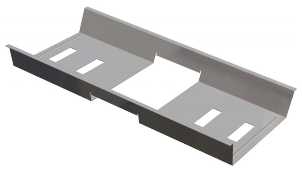 Schletter Flachdachsystem FlatGrid/FixGrid Zusatzwanne Ballastierung