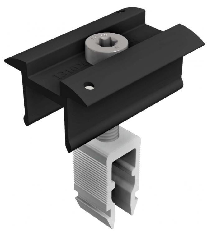 Schletter Mittelklemme ProLine RapidPro 30-47 mm Schwarz eloxiert