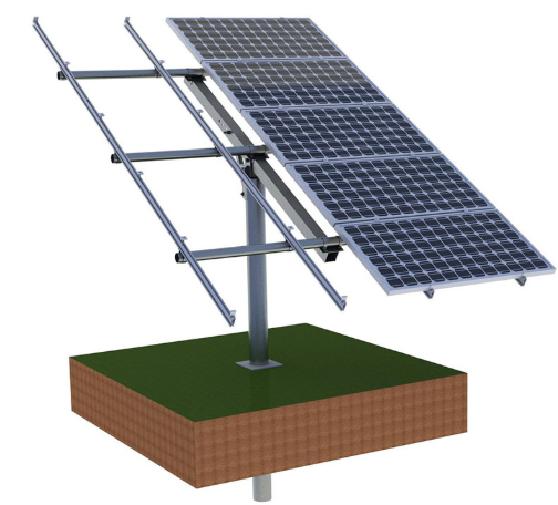 Tianjin Yizhao New Energy Technology Co., Ltd. (Energet) - Montagesysteme - Single Pole Fixed Mounting Structure Single Pole Fixed Mounting Structure - Art. 10527